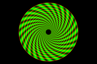 conformal mapping of current flow to a ring in a magnetic field with Hall angle theta_H = 45